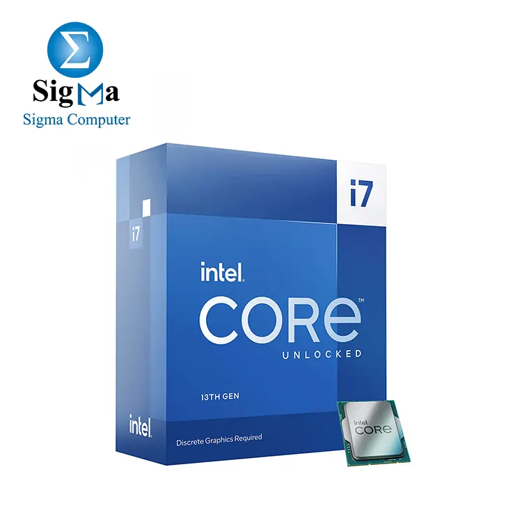 CPU-Intel-Core i7-13700KF 8P 8E Core 24 Threads 3.4 GHz  5.4 GHz Turbo  Socket LGA 1700 Processor