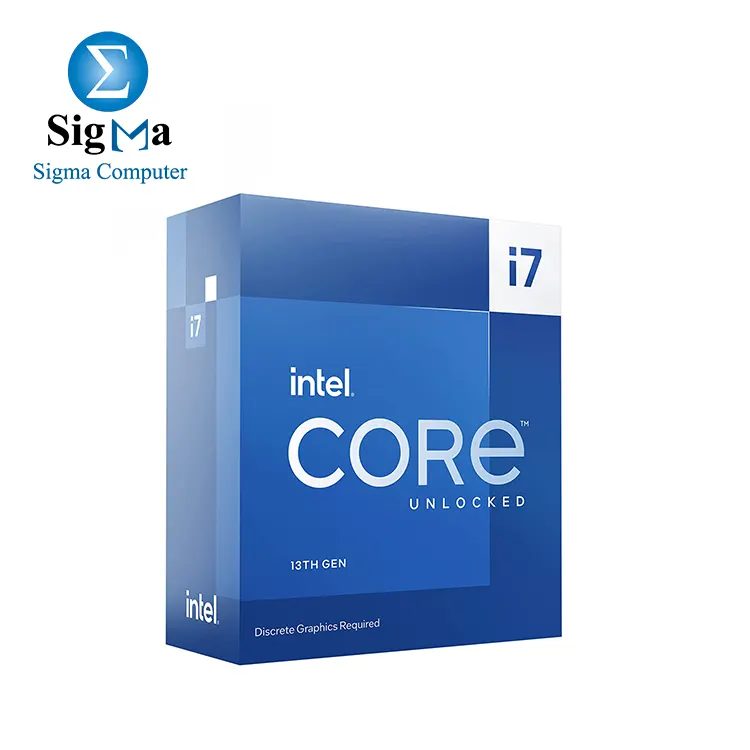 CPU-Intel-Core i7-13700KF 8P 8E Core 24 Threads 3.4 GHz  5.4 GHz Turbo  Socket LGA 1700 Processor