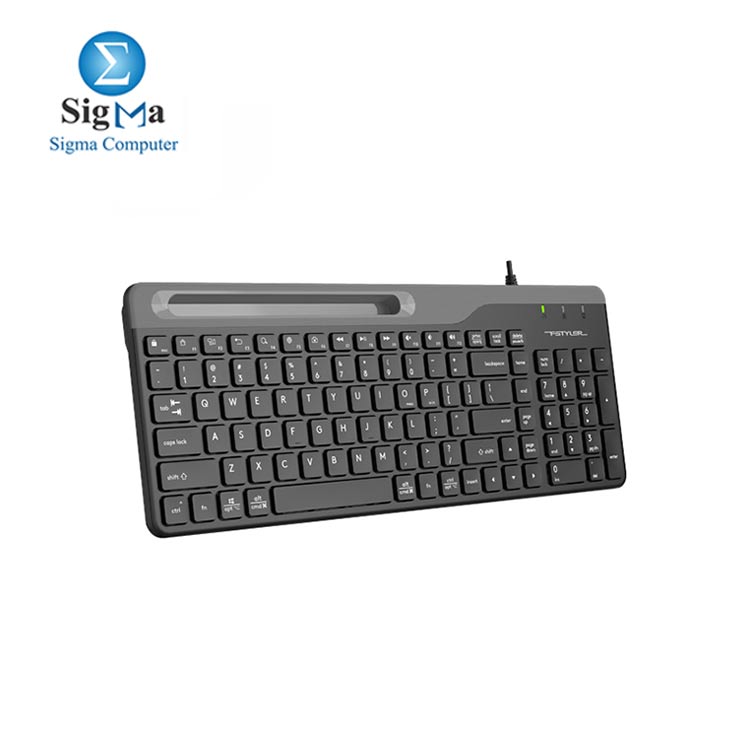 A4TECH fstyler FK25 Multimedia 2-Section Compact keyboard USB Black