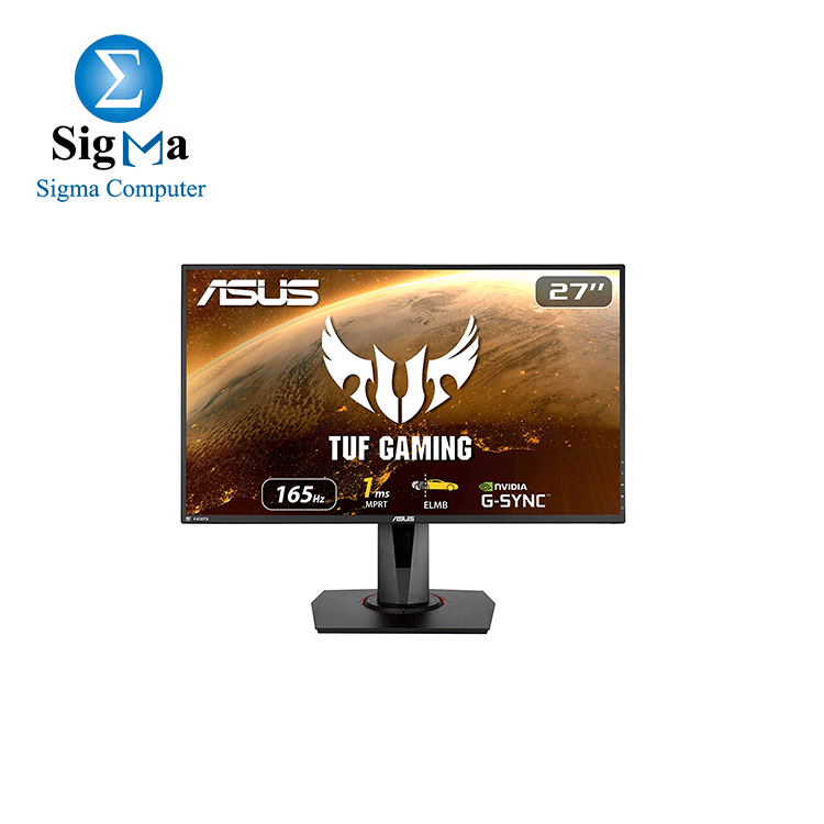  ASUS TUF Gaming VG279QR Gaming Monitor – 27 inch Full HD (1920 x 1080), 165Hz, Extreme Low Motion Blur™, G-SYNC Compatible ready, 1ms (MPRT), Shadow Boost
