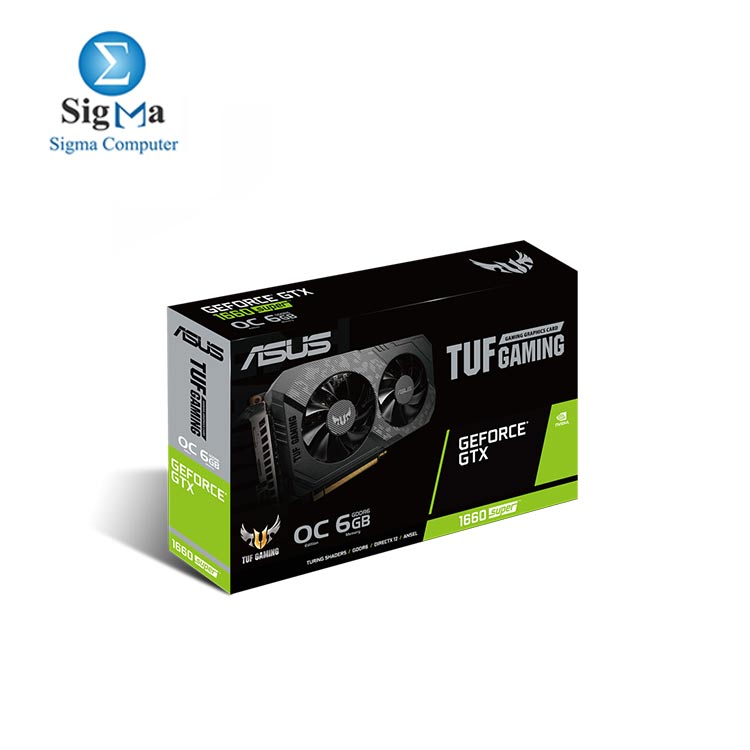 ASUS TUF Gaming GeForce® GTX 1660 SUPER™ OC Edition 6GB GDDR6