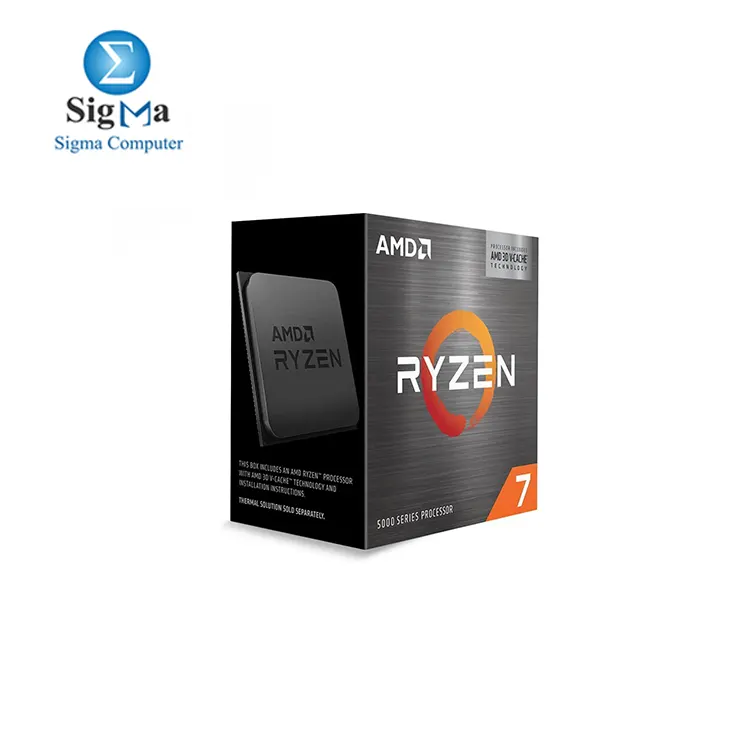 CPU-AMD-RYZEN 7 5800X3D 8-core, 16-Thread Desktop Processor with AMD 3D V-Cache™ Technology