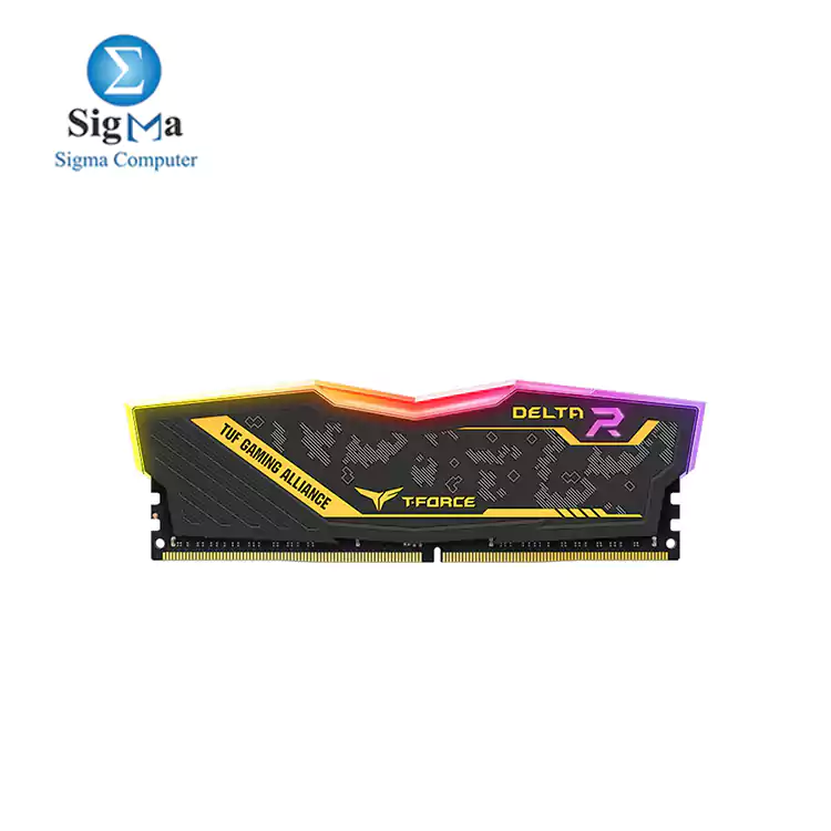 TEAM GROUP T-FORCE DELTA TUF GAMING ALLIANCE RGB DDR4 8GB 3200MHZ CL16 Desktop Gaming Memory