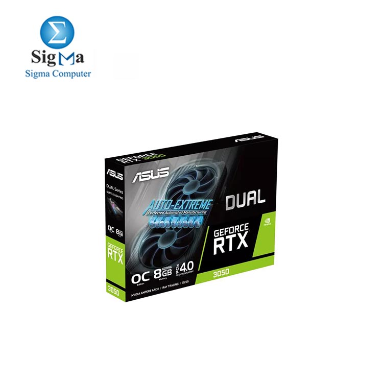 ASUS Dual GeForce RTX    3050 OC Edition 8GB