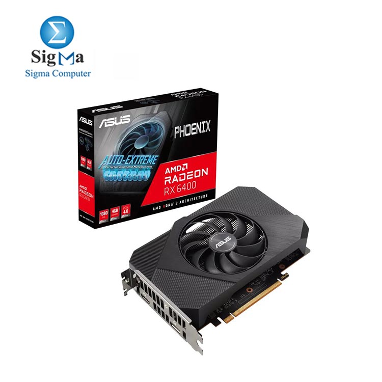 ASUS Phoenix Radeon™ RX 6400  4GB GDDR6