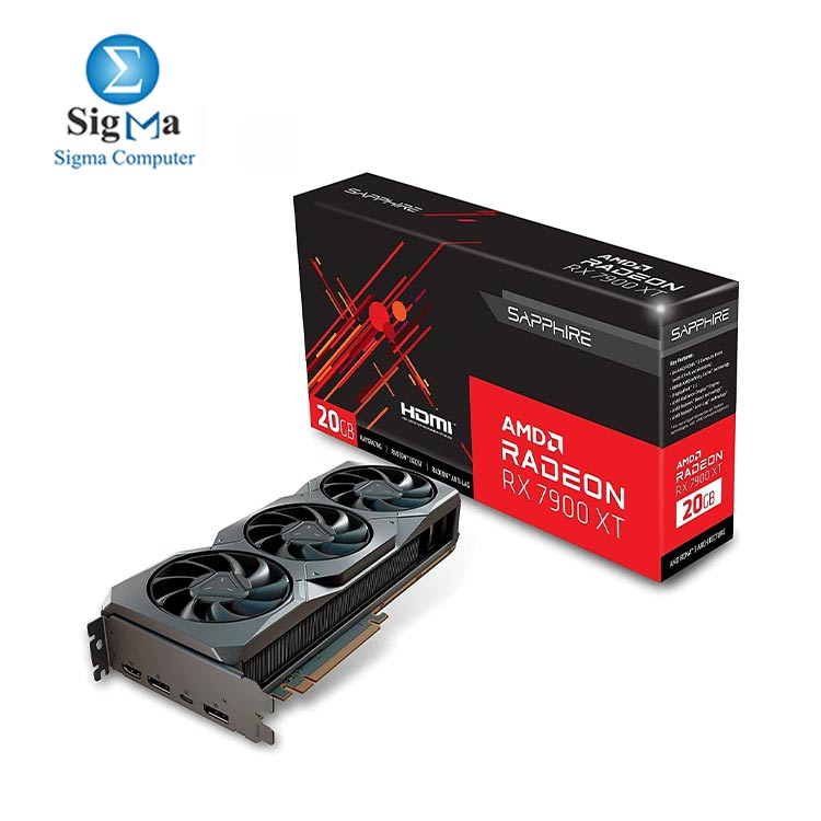 SAPPHIRE AMD Radeon™ RX 7900 XT 20GB GAMING GRAPHICS CARD GDDR6