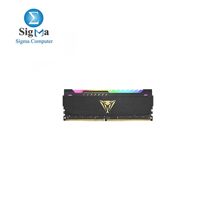 Patriot Viper Gaming  8GB DDR4 DRAM 3200MHz - Black - RGB Color cl 18