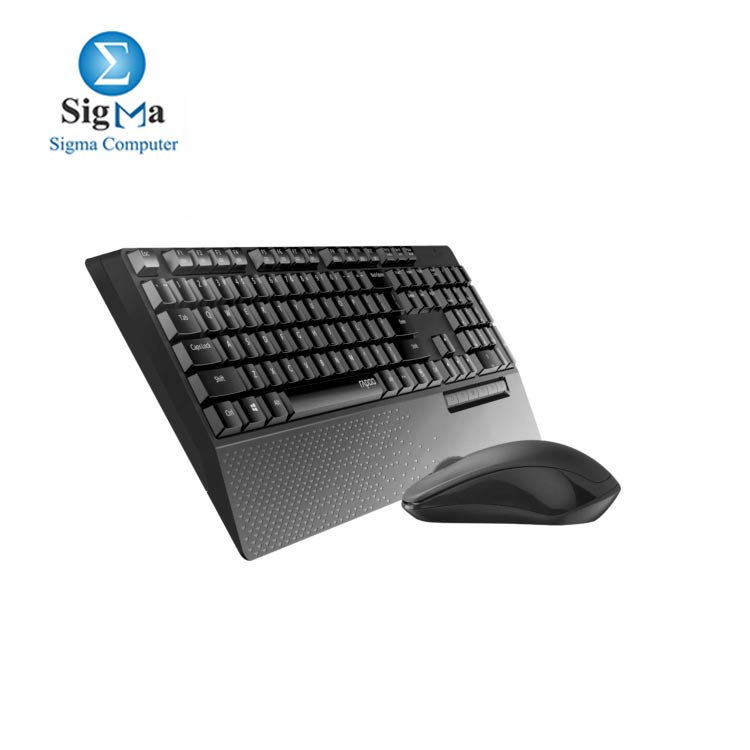 Rapoo X1960 Wireless Compo Keyboard   Mouse - Black