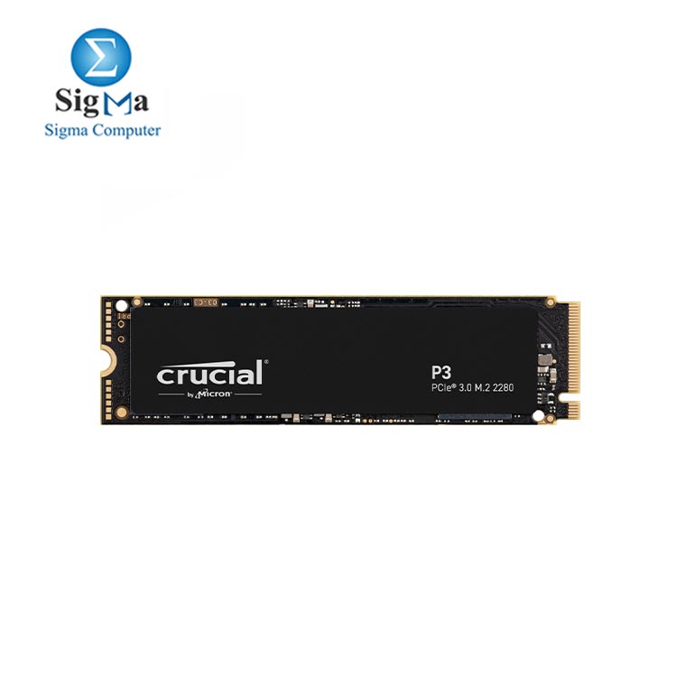 Crucial P3 4TB PCIe M.2 2280 Gen3 NVMe Internal SSD - Up to 3500MB/s Sequential Read & 3000 MB/s 