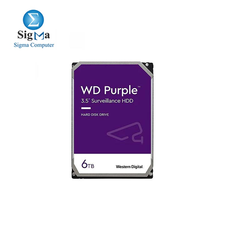 WD WD63PURZ Purple 6TB SATA Hard Drive 