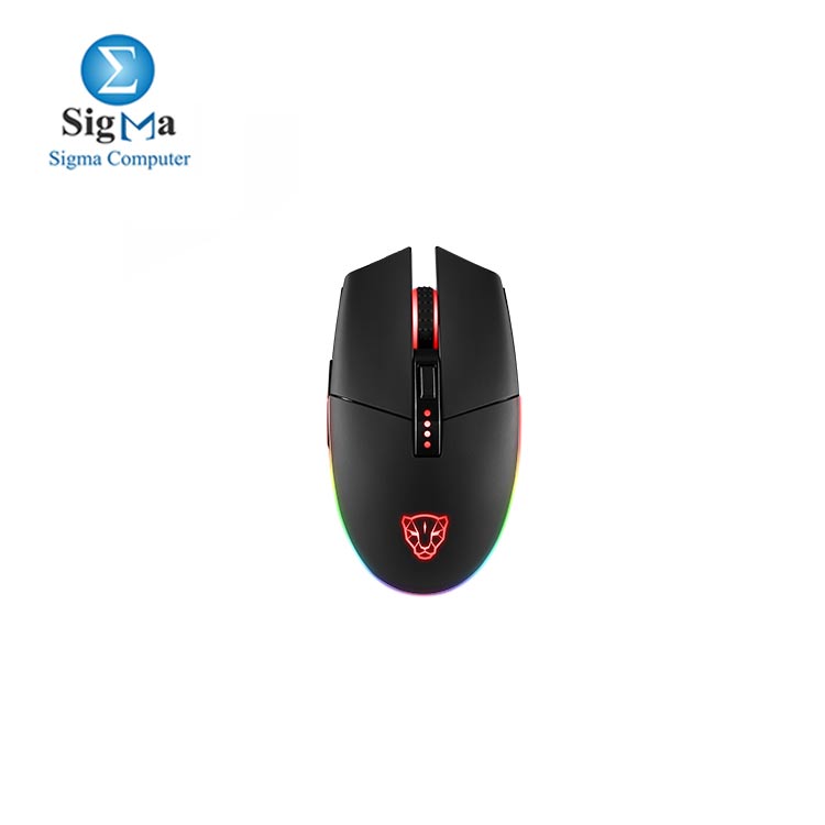 MOTOSPEED V50 RGB Backlight Gaming Mouse ( 500 ~ 3500 DPI ) Black