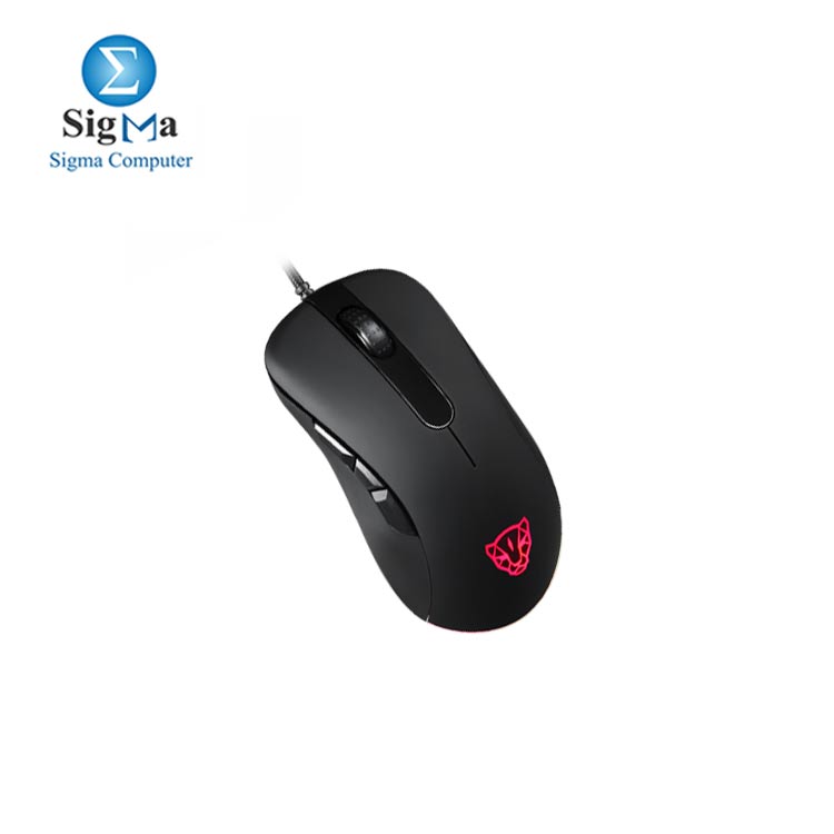 MOTOSPEED V100 RGB Backlight Gaming Mouse ( 400 ~ 6200 DPI ) Black