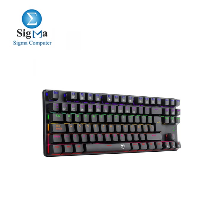 T-DAGGER Bora T-TGK313 Rainbow Gaming Mechanical Keyboard RED SWITCH 
