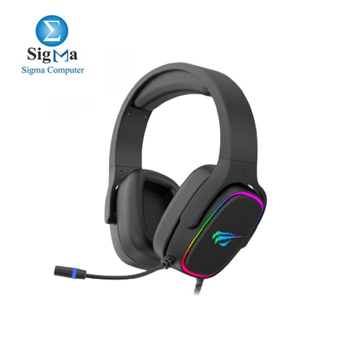 HAVIT H2029U Gaming headphone 50MM 3D Surround Stereo Sound RGB Streamer Effect With