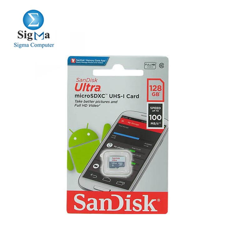  SANDISK MICRO SDXC 128G-100MB S-CLASS 10-UHS-1-SDSQUNR-GN6MN