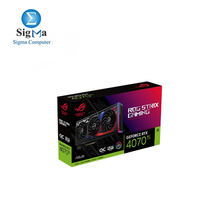 ASUS VGA ROG Strix GeForce RTX™ 4070 Ti 12GB GDDR6X OC GAMING 90YV0110-M0NA00