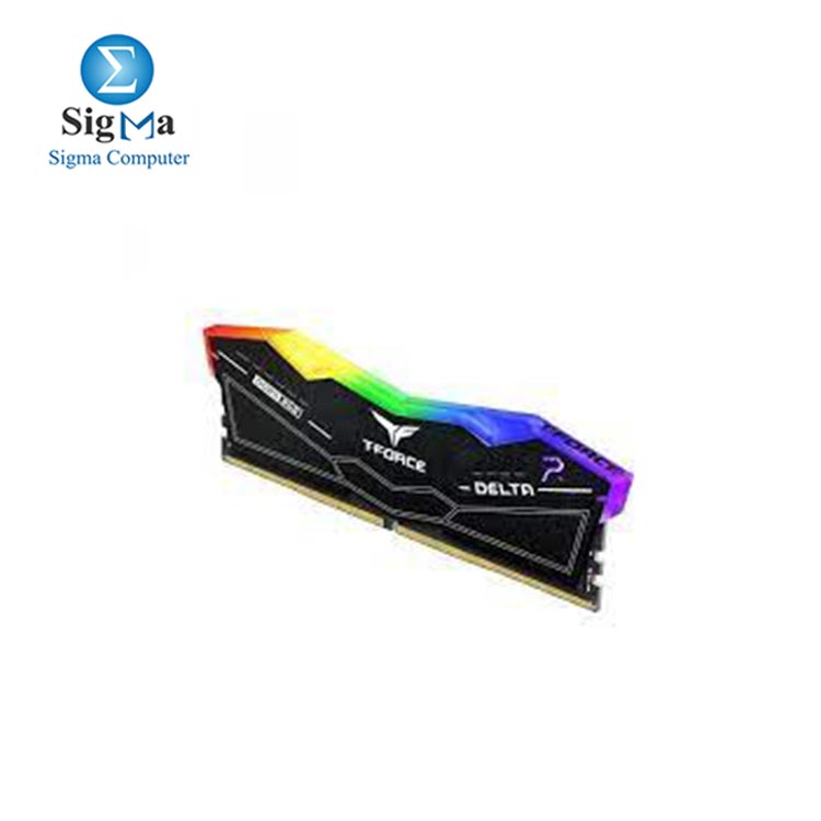 TEAMGROUP 16G T-FORCE DELTA RGB BK UD-D5 16GB 5600 DDR5 DESKTOP MEMORY