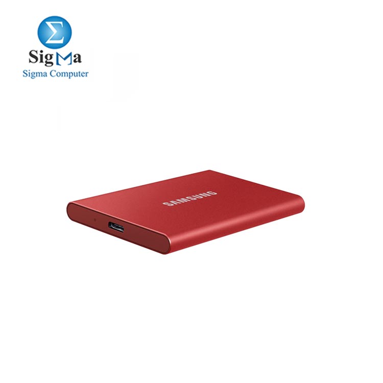 Samsung SSD T7 External 500GB  USB 3.2  1000 MB s Red