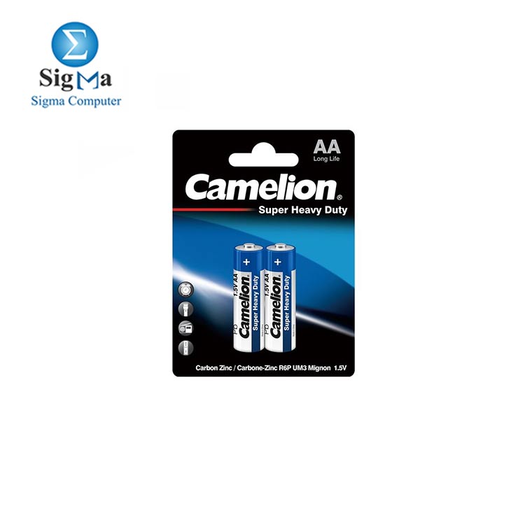Camelion 2-Piece Super Heavy Duty R6P-BP2B Batteries