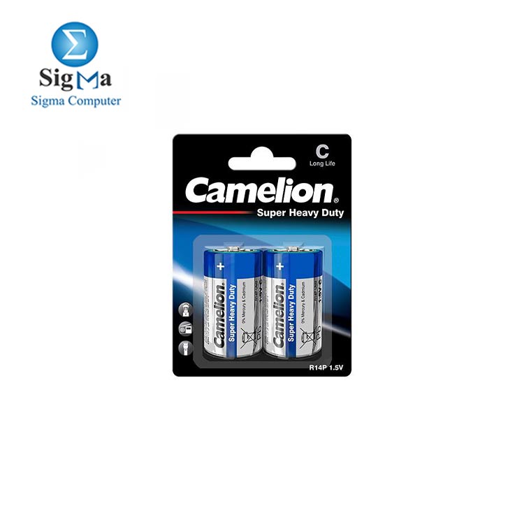 Camelion Battery SHD BLUE C R14P-BP2B-2PC-CARD