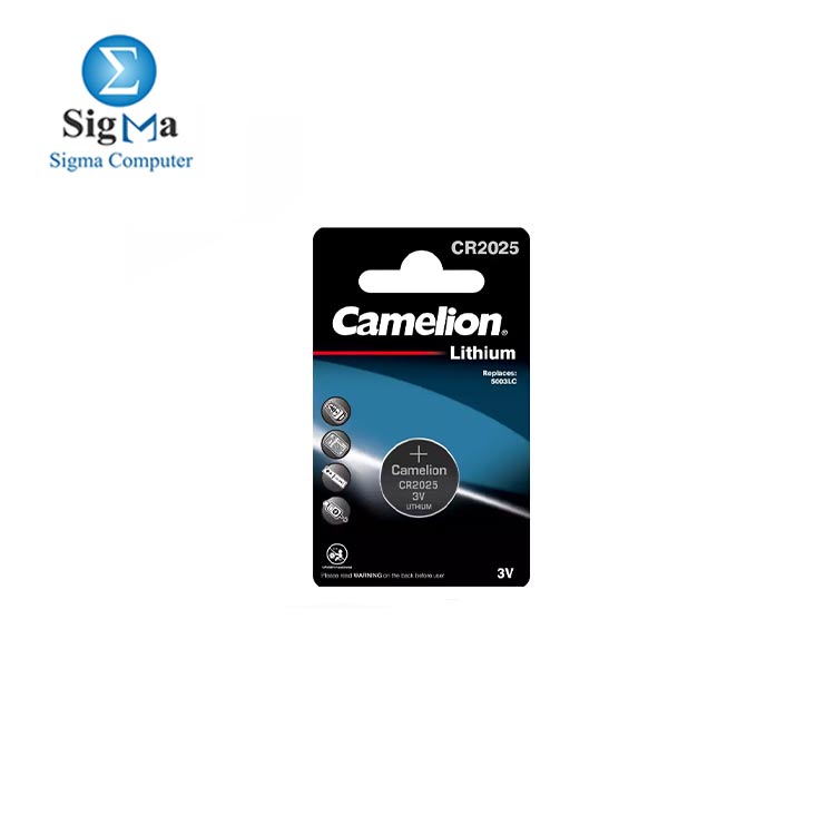  Camelion Battery CR2025-BP1-1PC Lithium Coin Cell