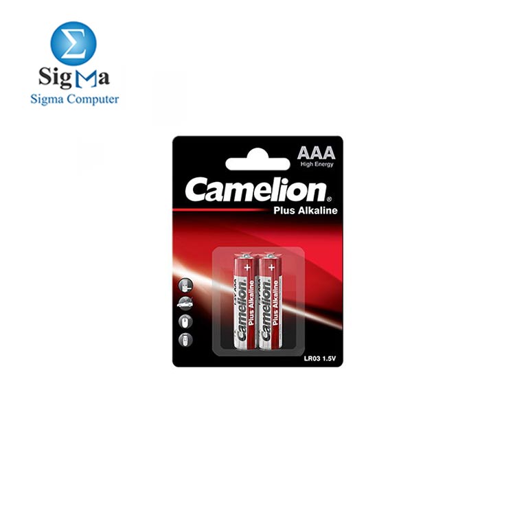 Camelion Battery AAA PLUS AIKALINE RED-LR03-BP2-2PC-CARD
