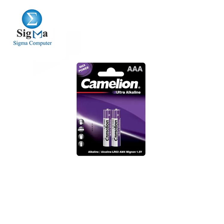 Camelion Battery ULTRA AIKALINE-AAA-LR03-BP2UT-2PC-CARD