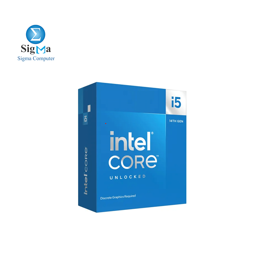 CPU-Intel-Core i5-14600KF 6P 8E Core 20 Threads 2.6 GHz  5.3 GHz Turbo  Socket LGA 1700 Desktop Processor