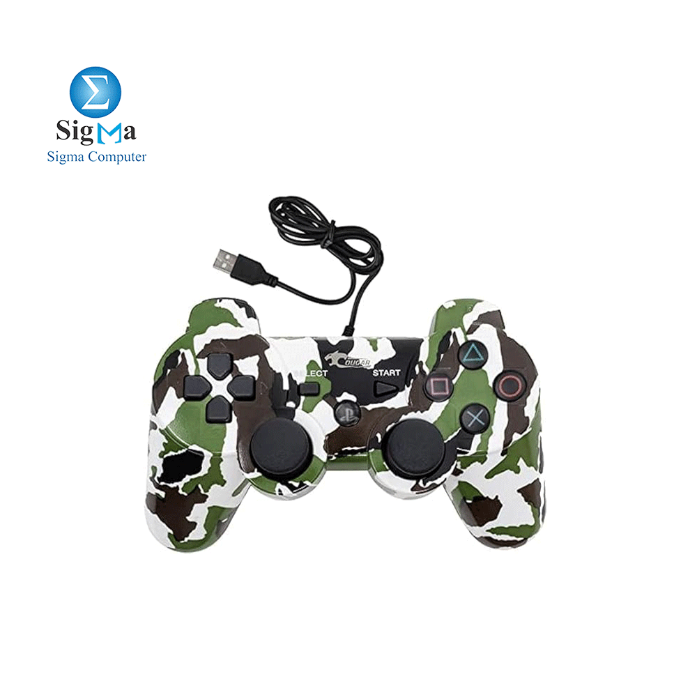 COUGAREGY GAMEPAD PS3 CAMOUFLAGE GREEN  WIRED GAMING
