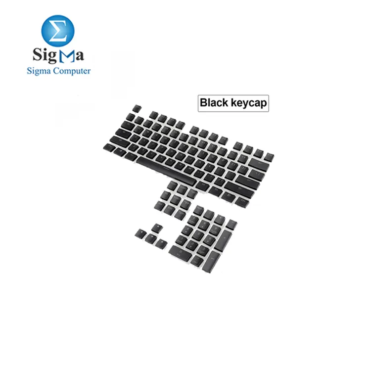 Redragon A130 Black Keycap Set w Translucent Layer Mechanical Keyboard.