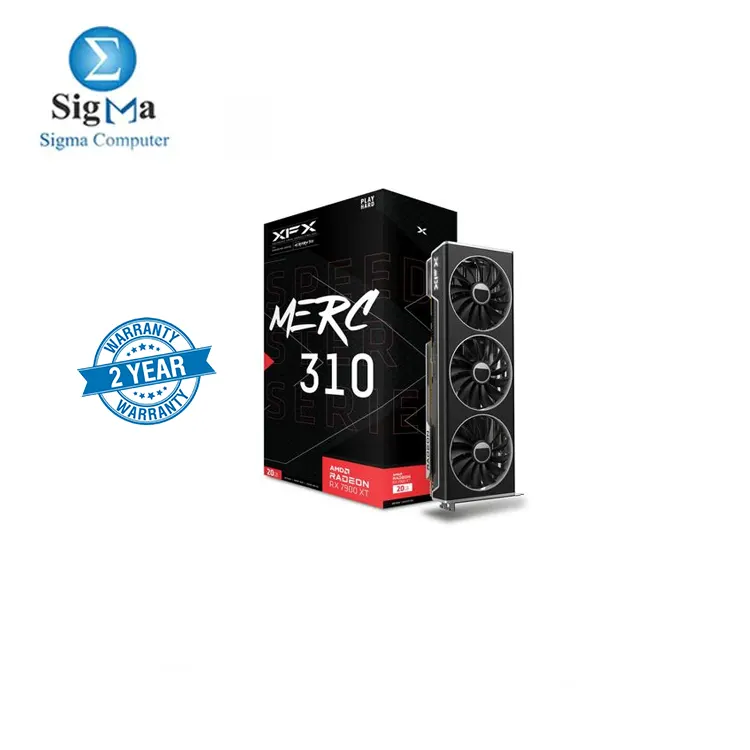   XFX SPEEDSTER MERC310 AMD Radeon    RX   7900 XTX Black Edition Gaming Graphics Card with 24GB GDDR6  AMD RDNA    3