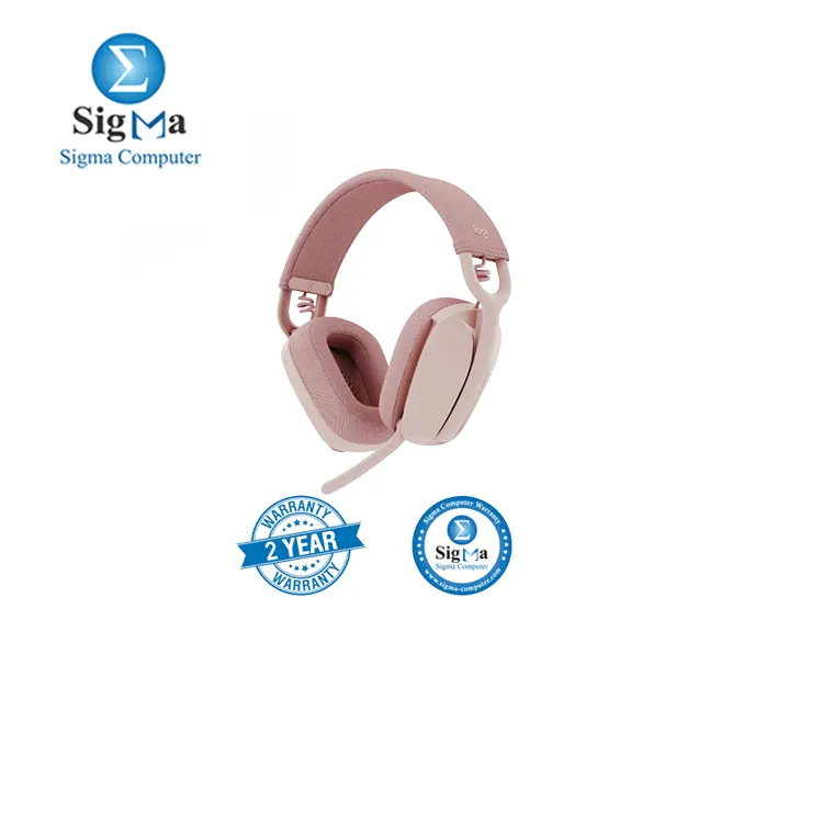 LOGITECH-ZONE Vibe 100 Bluetooth Headset  - ROSE-981-001224