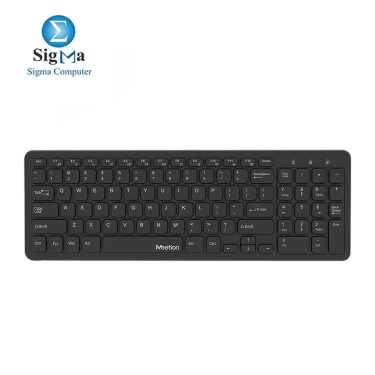 Meetion WK410 WIRELESS ULTRA THIN CHOCOLATE MEMBRANE KEYBOARD - Main view