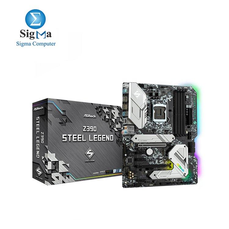 ASROCK  Z390 Steel Legend - Main view