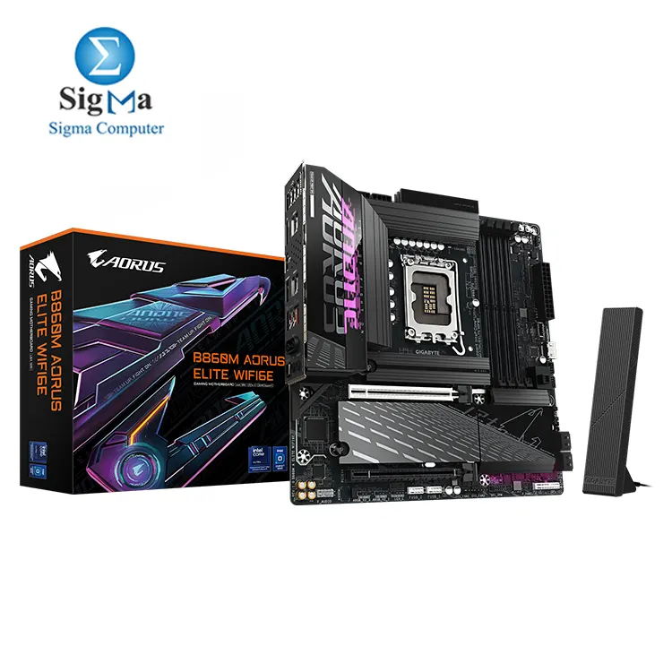 GIGABYTE B860M AORUS ELITE WIFI6E - Main view