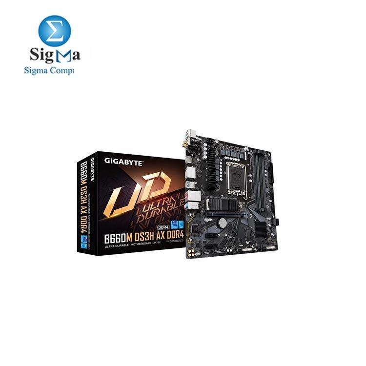 Gigabyte Intel B660M DS3H AX DDR4 Motherboard - Main view