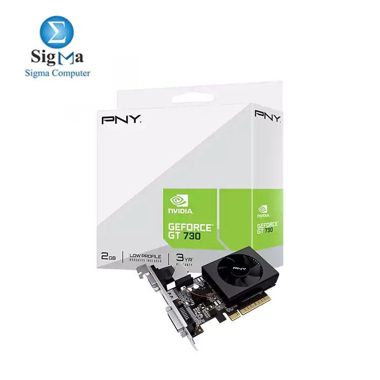 PNY GeForce GT 730 2GB Single Fan (Low Profile) - Main view