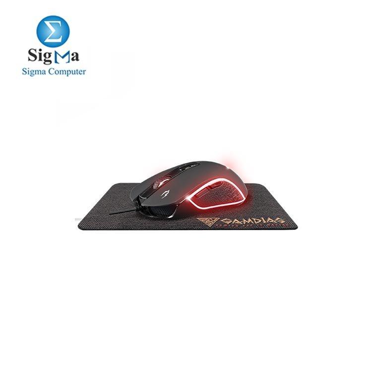 GAMDIAS MOUSE ZEUS E3 Gaming Mouse + NYX E1 Mouse Mat - Main view
