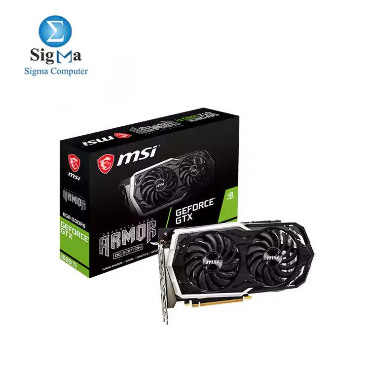 MSI GeForce GTX 1660 Ti ARMOR 6G OC - Main view