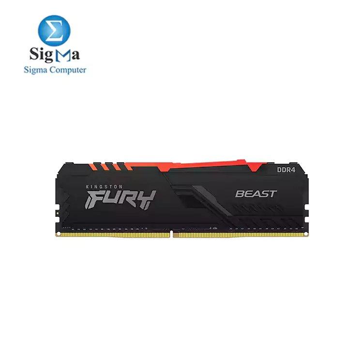 Kingston Fury Beast RGB 8GB DDR4 3200MHz KF432C16BBA/8 - Main view
