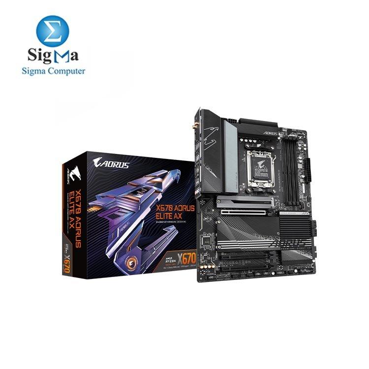 GIGABAYT AMD X670 AORUS ELITE AX (rev. 1.0) - Main view