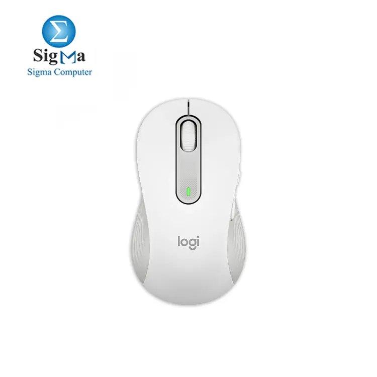 Logitech Signature M650 Wireless Mouse Off-white. - Main view