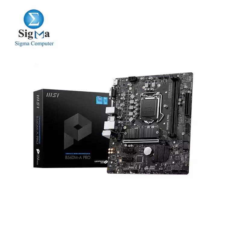 MSI B560M-A PRO MATX motherboard - Main view