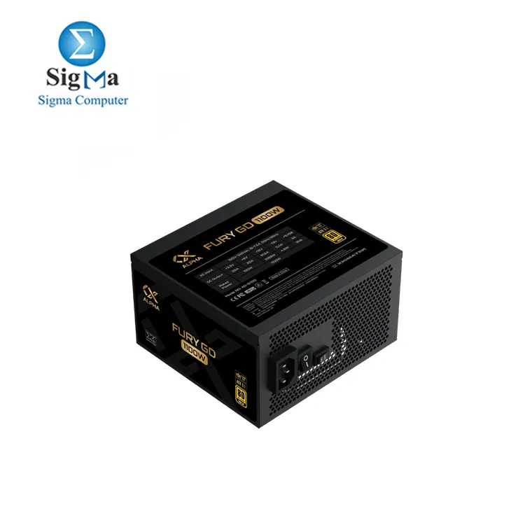 XIGMATEK Fury 1100W 80+ Gold Full Modular Power Supply - Main view