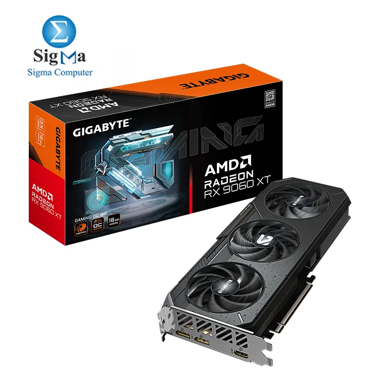 GIGABYTE Radeon RX 9060 XT GAMING OC 16G - Main view