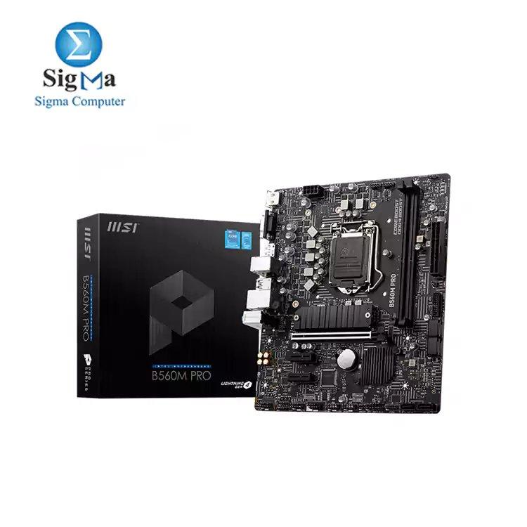 MSI INTEL B560M PRO motherboard - Main view