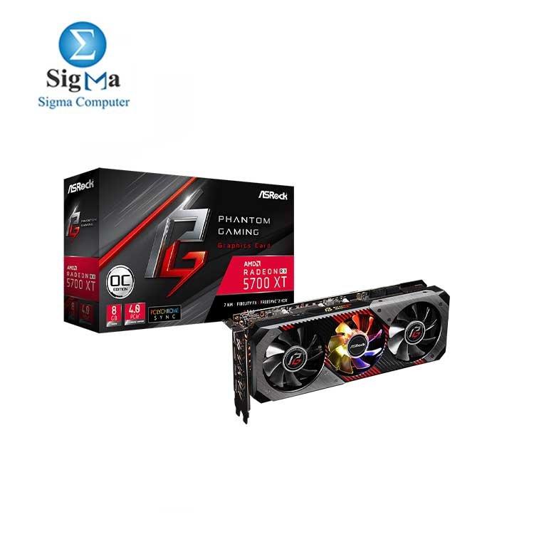 Asrock Radeon RX 5700 XT Phantom Gaming D 8G OC - Main view