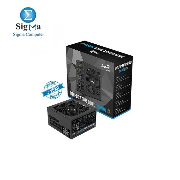 Aerocool Integrator Gold 1000W 80PLUS GOLD FULLY MODULAR PSU - Main view