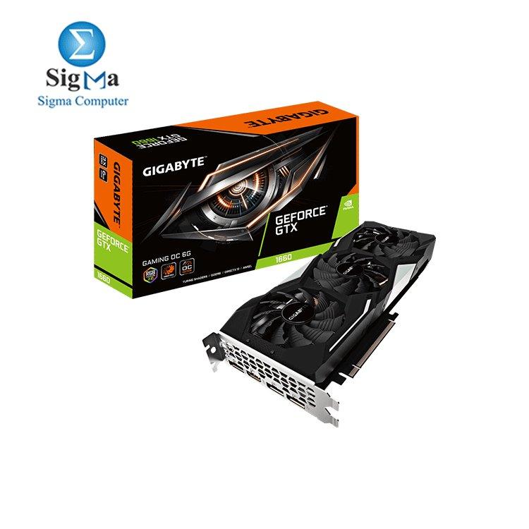 Gigabyte GeForce® GTX 1660 GAMING OC 6G - Main view
