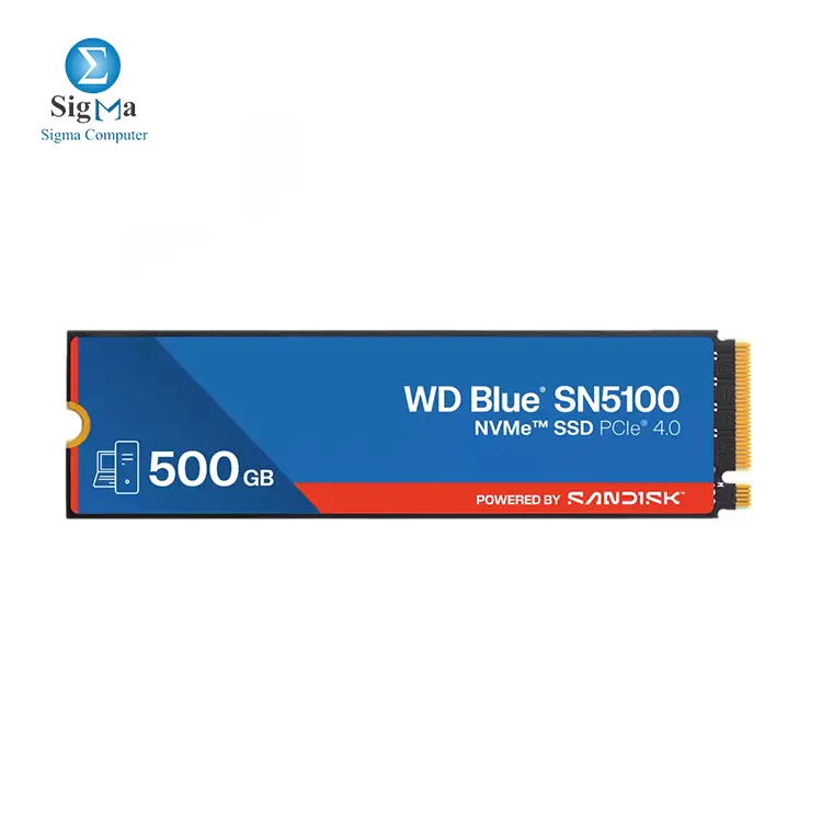 WD Blue SN5100 500GB NVMe SSD - M.2 2280 - WDS500G5B0E - Main view